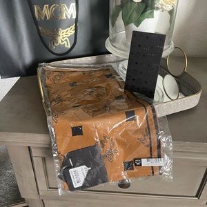 *NWT* Authentic Signature MCM Scarf